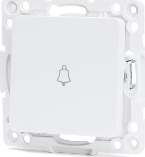 Aigostar Włącznik dzwonka do drzwi typu francuskiego klawisze funkcyjne biały Dzwonek do drzwi typu francuskiego klawisze funkcyjne biały