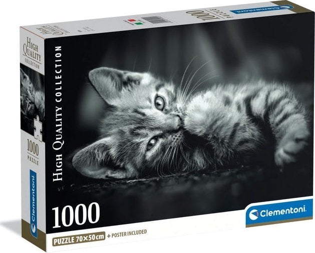 Clementoni Puzzle Compact Kotek 1000 elementów (39950)