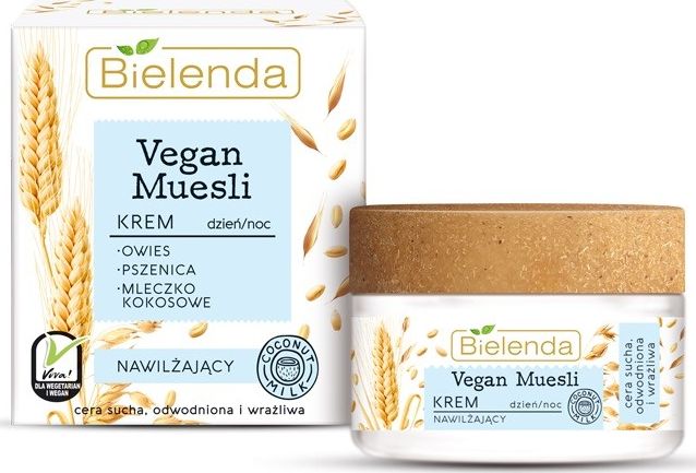 Bielenda Krem do twarzy Vegan Muesli nawilżający 50ml