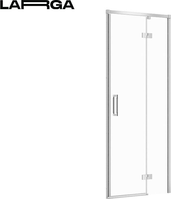 Cersanit S932-115 Drzwi Na Zawiasach Kabiny Prysznicowej Larga Chrom 80x195 Prawe TRANS. // KNC.DRZ-LARGA-80X195-TR-P