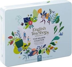 English Tea Sho Zestaw herbatek Your Wellness Collection w ozdobnej puszce BIO 54 g