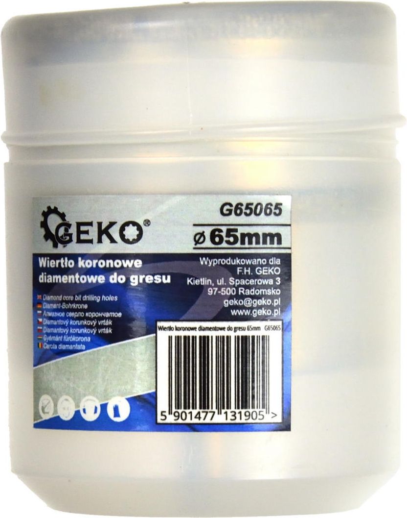 Geko Wiertło koronowe diamentowe do gresu 65mm (2/8)