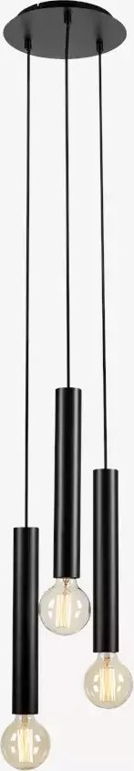 Lampa wisząca Markslojd Wisząca lampa jadalniana Sencillo czarne tuby nad stół