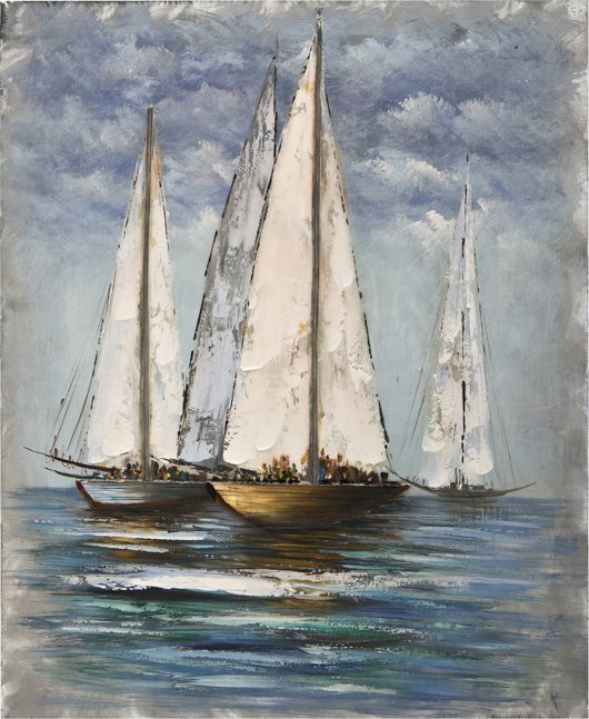 Witek Home Obraz na płótnie 80x100cm Żagle (285394)