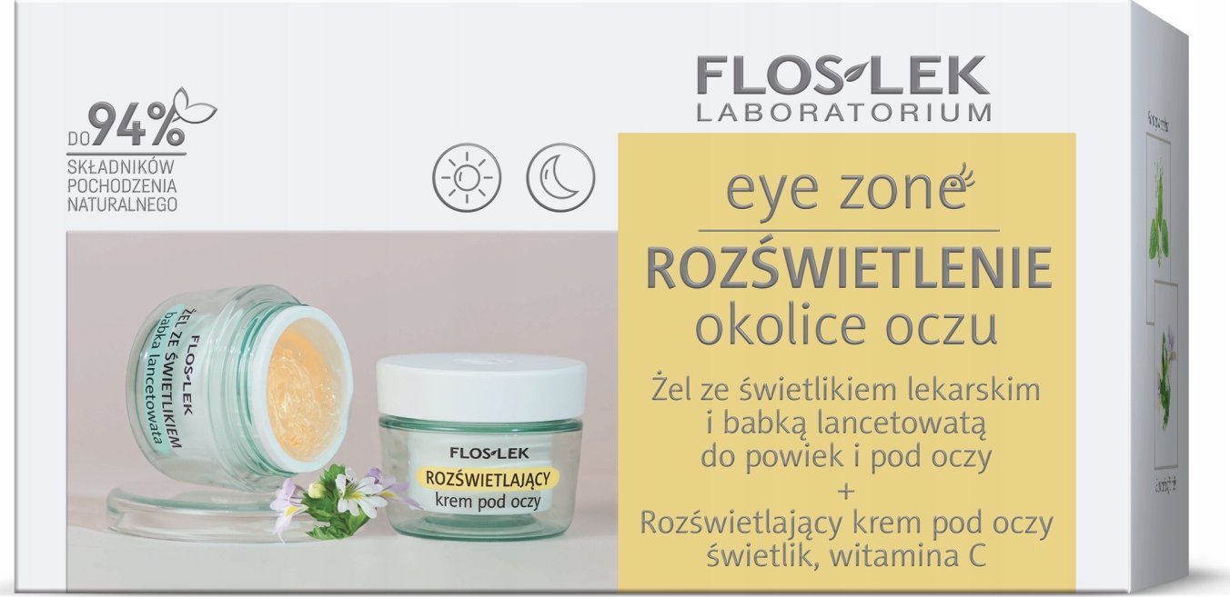 Floslek FLOSLEK Zestaw prezentowy Eye Zone Rozświetlenie okolice oczu