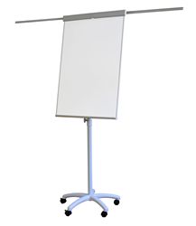 Flipchart Memoboards FLIPCHART SUCHOŚCIERALNO-MAGNETYCZNY MOBILNY Z DWOMA RAMIONAMI PROFESSIONAL 105X68XH220CM (FM10M)