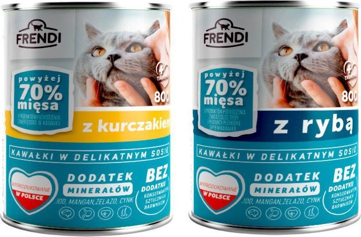 Frendi Frendi kawałki w delikatnym sosie Mix smaków 16x800g