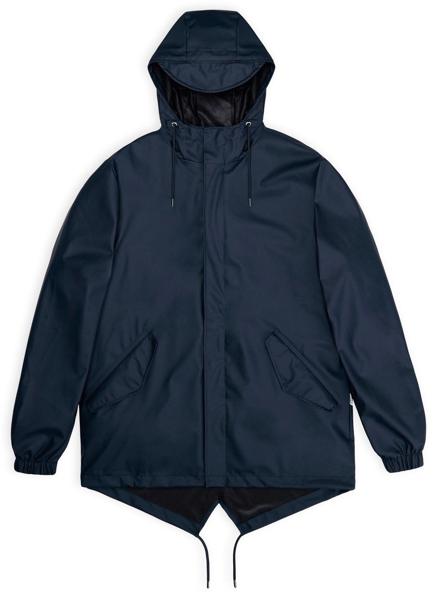 Rains płaszcz przeciwdeszczowy unisex FISHTAIL JACKET W3 18010 47 NAVY S