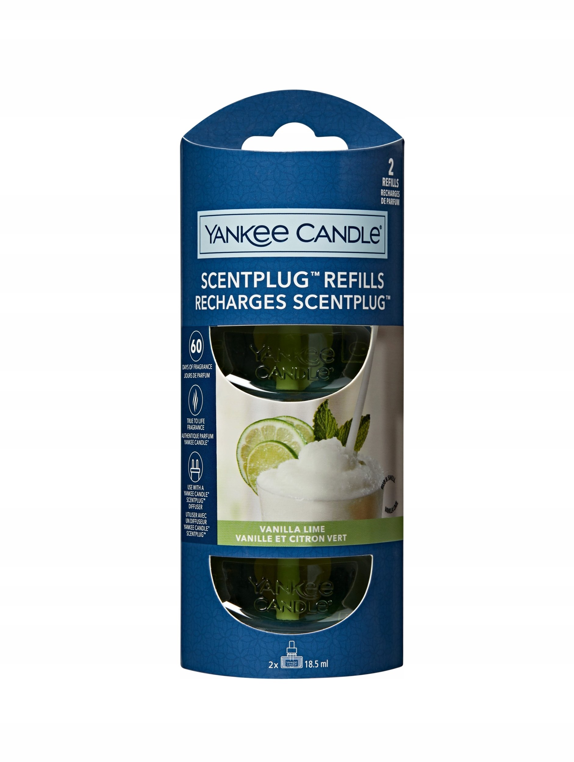 Dyfuzor zapachowy La Casa de los Aromas Elektroniczny odświeżacz powietrza Yankee Candle uzupełnienie ,, Vanilla Lime “