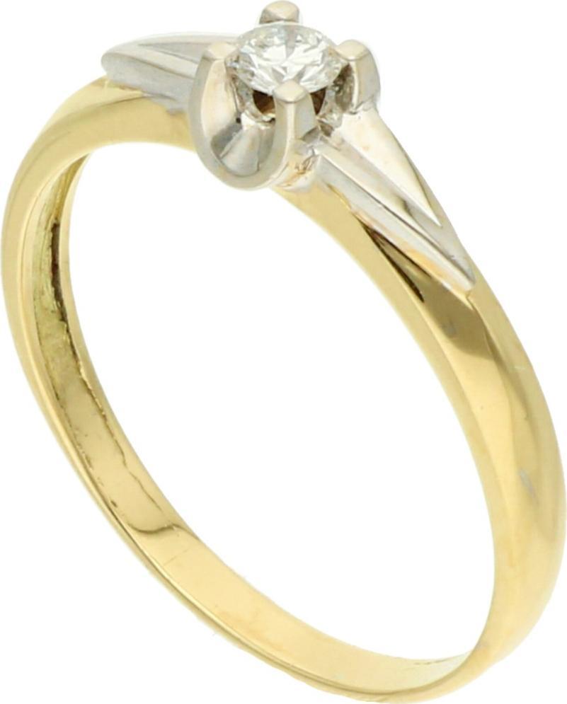 Rosanto Złoty pierścionek z brylantem roz. 15 585 14k