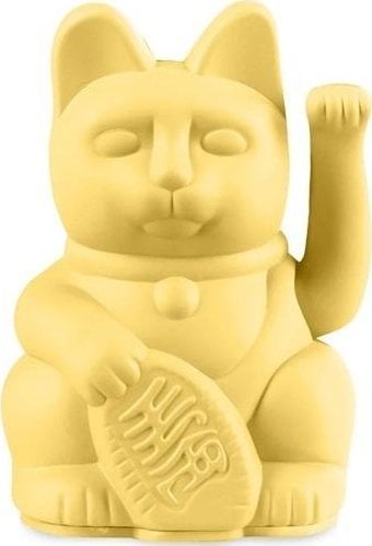 Kot szczęścia mały żółty