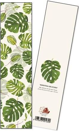 Tassotti Zakładka do książki Monstera Delciosa op 2 sztuki