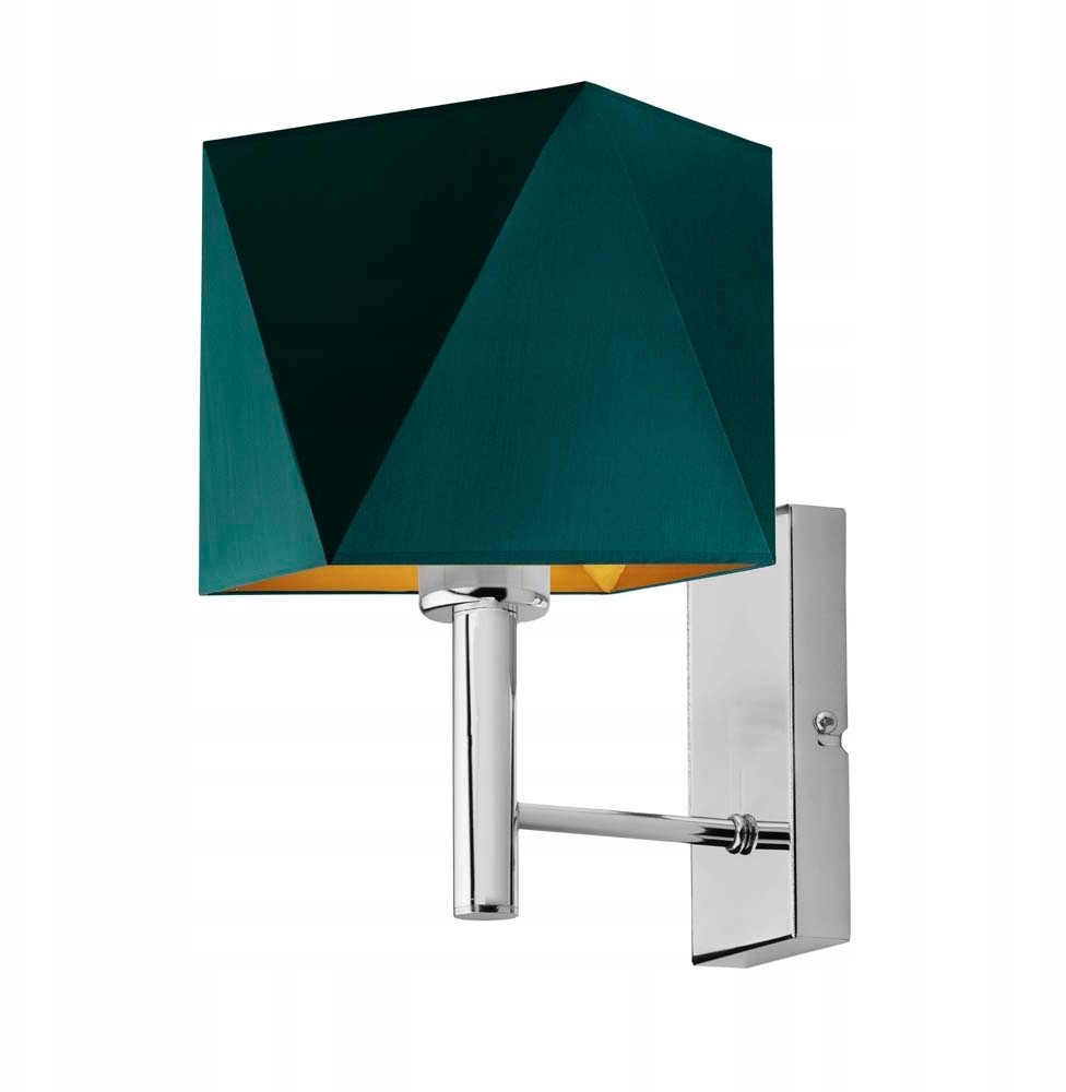 Kinkiet LED do czytania MEDAN GOLD lampa ścienna do sypialni z abażurem ze złotym wnętrzem E27