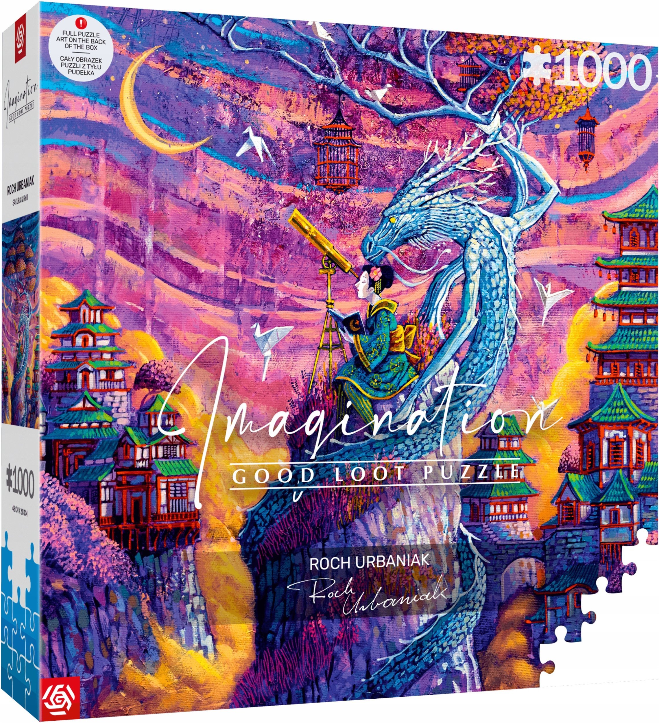 Good Loot Puzzle: Imagination - Roch Urbaniak - Sakura i Ryu (1000 elementów)