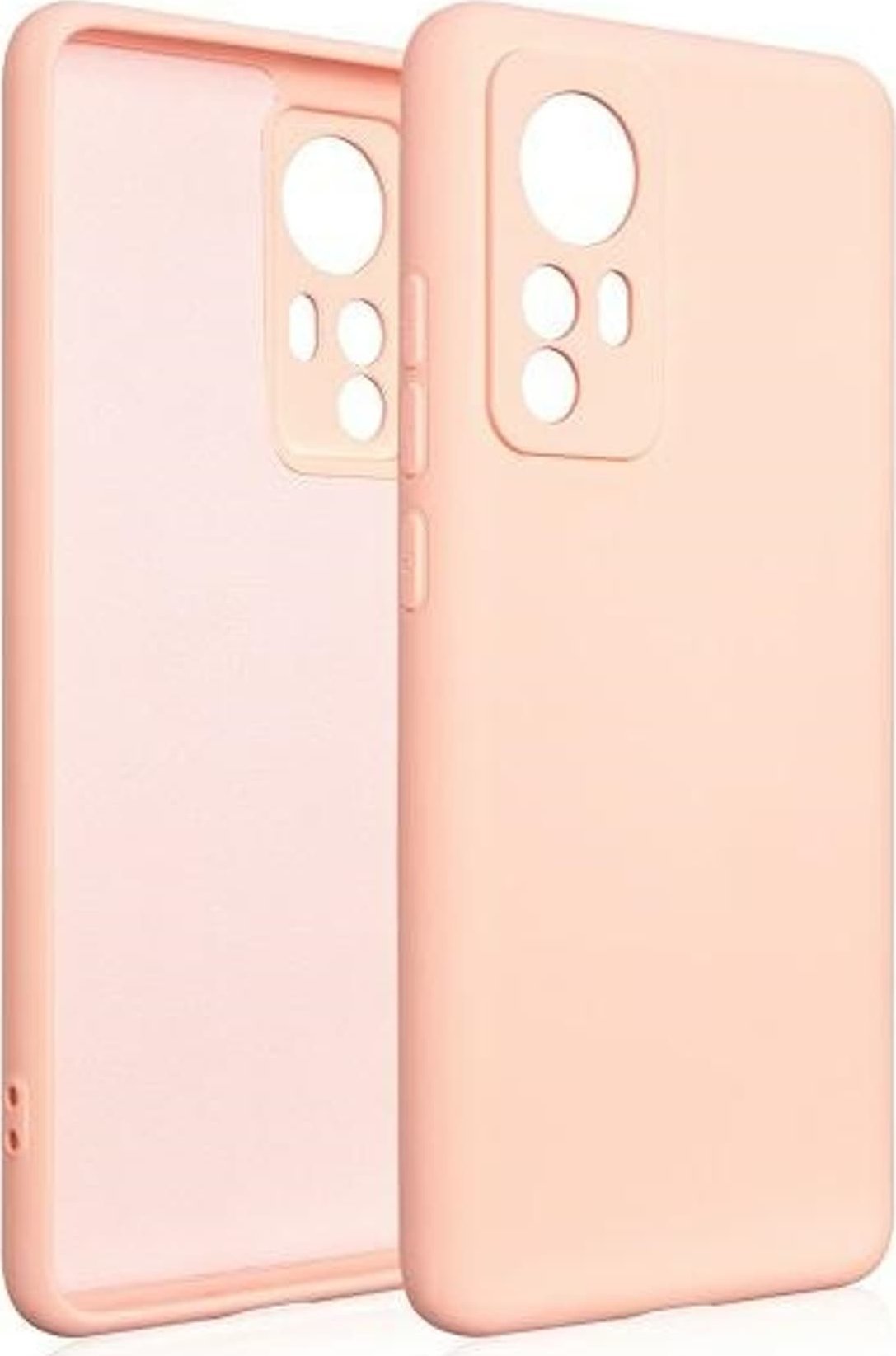 Beline Beline Etui Silicone Xiaomi 12 różowo-złoty/rose gold