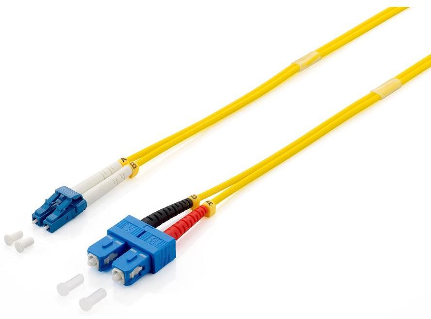Equip Patchcord światłowodowy LC - SC, singlemode, Duplex, OS2, 5m (254335)