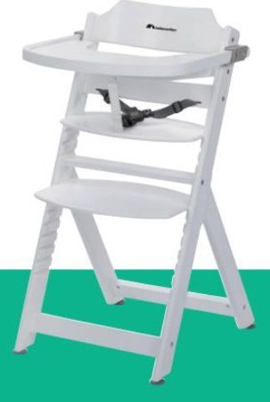 BBC Krzesełko do karmienia Timba Białe (Ż-MA-KR-02-40)