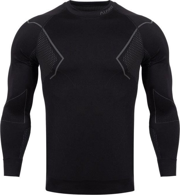 Alpinus Koszulka termoaktywna Active Base Layer czarno-szara M GT43189 (46441-8