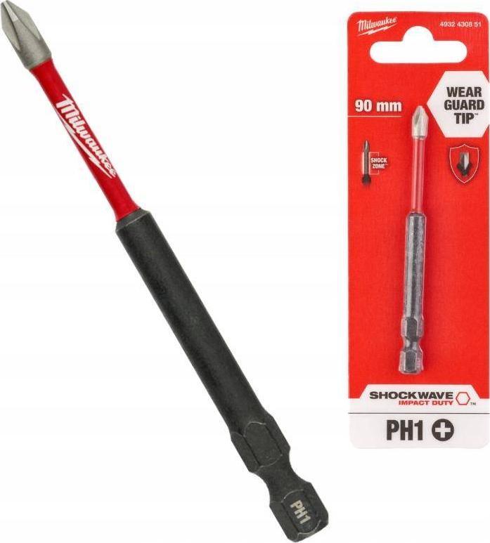 Milwaukee BIT SHOCKWAVE PH1 90MM-1SZT.