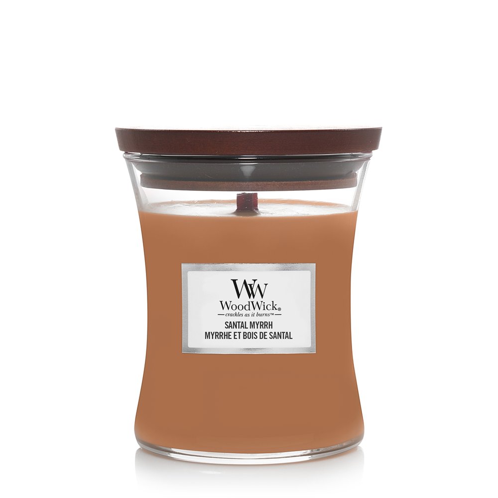 Woodwick Aromatinė žvakė (Santal Myrrh), 275 g