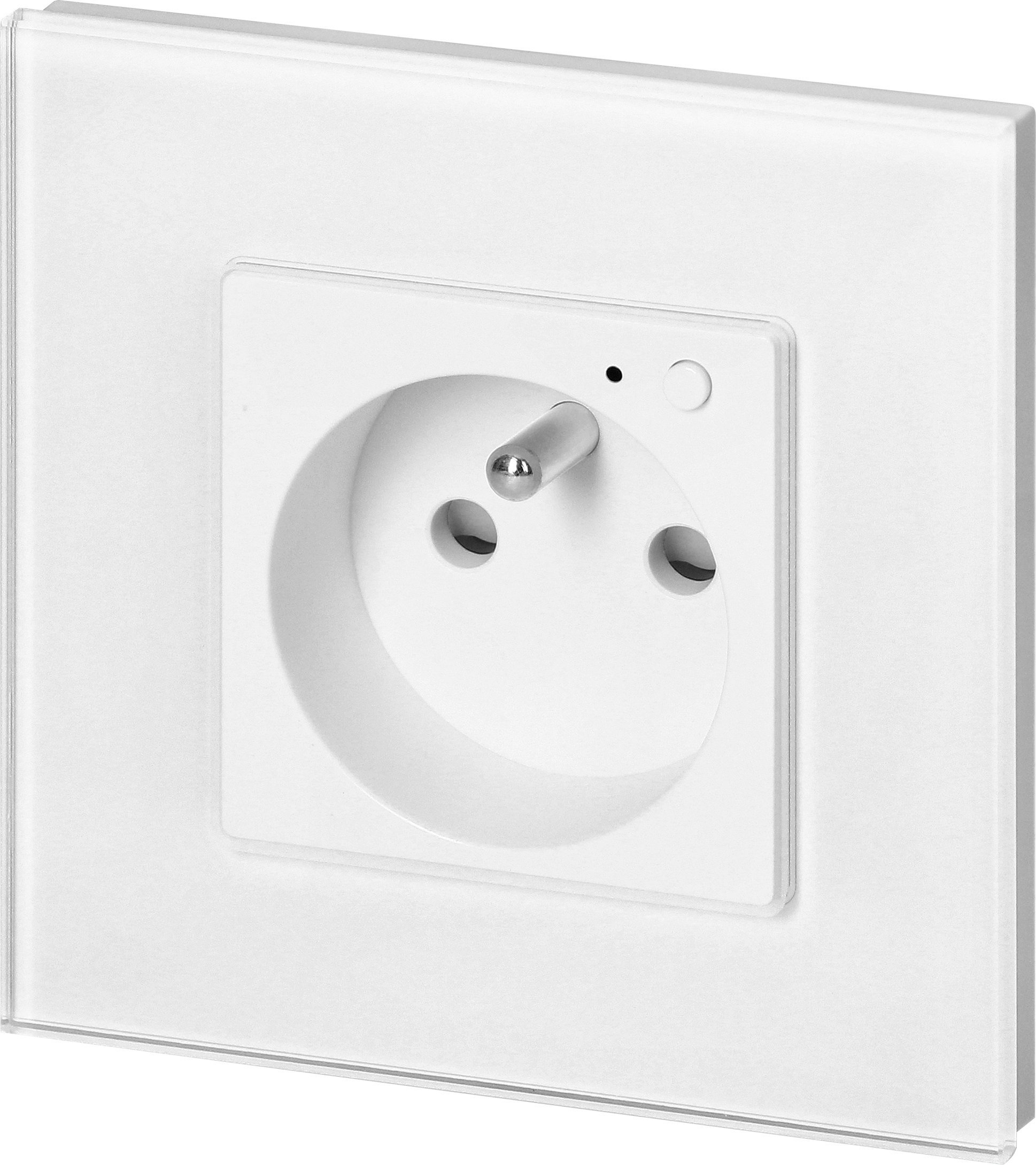 Orno Gniazdo podtynkowe pojedyncze Tuya Smart Wi-Fi, białe