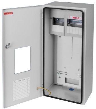 Karwasz Szafka licznikowa natynkowa/podtynkowa uniwersalna 1-licznikowa 3-fazowy 12 modułów IP54 (RUH-3-P Z/O)