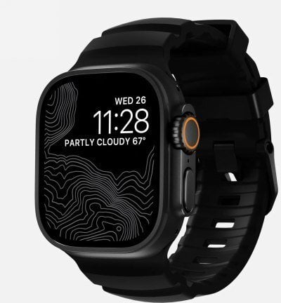 Nomad Rocky Point Band, carbon black/black - AW 46mm/49mm