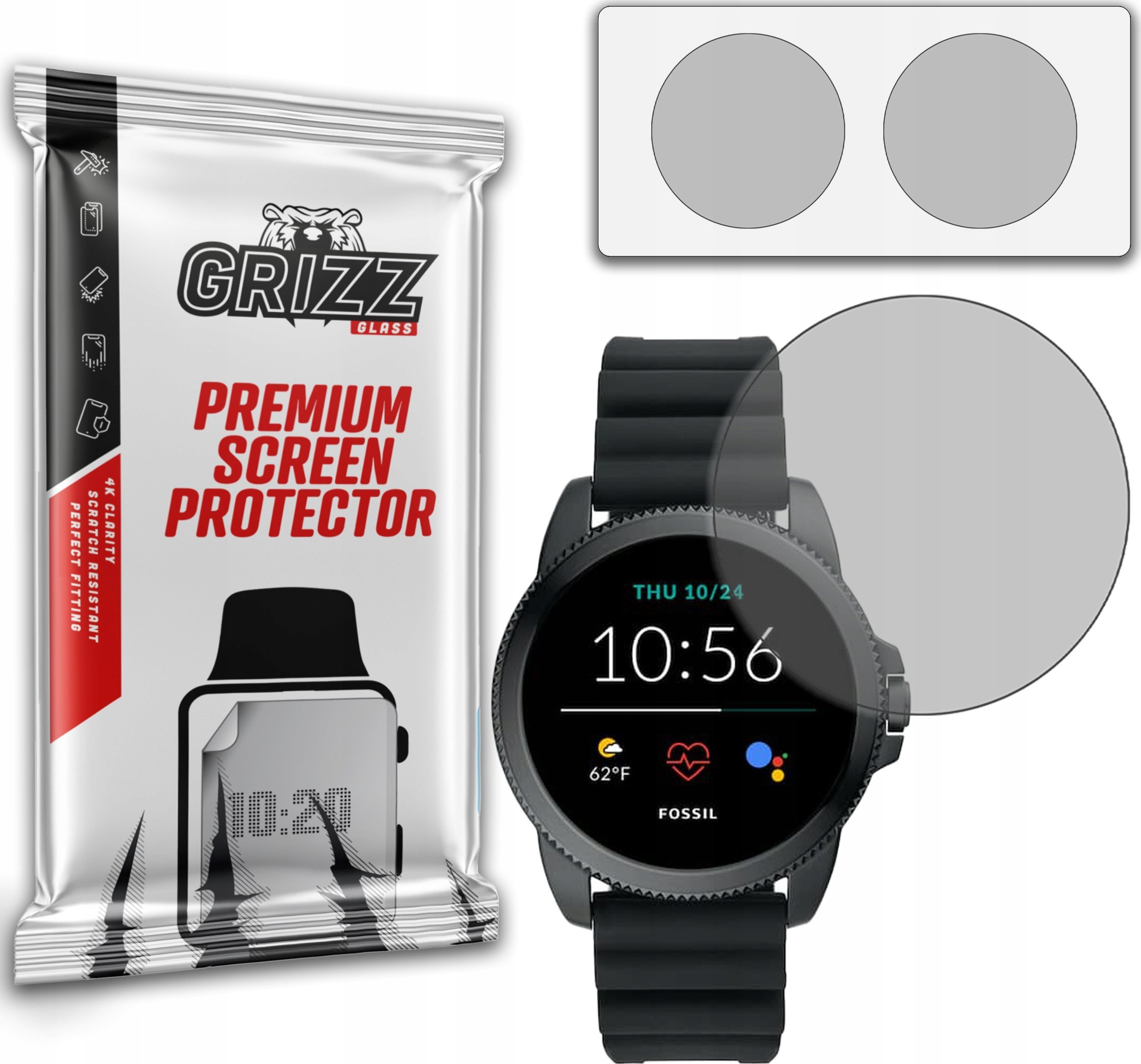 GrizzGlass Folia matowa GrizzGlass PaperScreen do Fossil Gen 5E 42mm