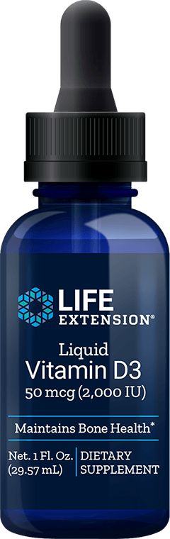 Life Extension Witamina D3 2000 IU 29,57 ml Life Extension