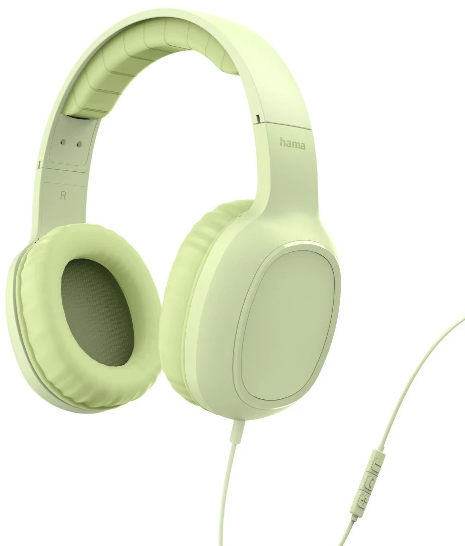 SŁUCHAWKI NAUSZNE “FUN C“ Z MIKROFONEM NEW ZIELONE