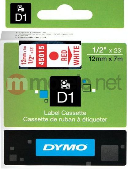 Dymo S0720550 CZERWONY/BIAŁY
