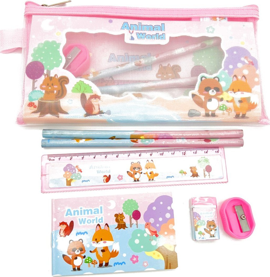 PRZYBORY SZKOLNE ZWIERZĘTA 1szt