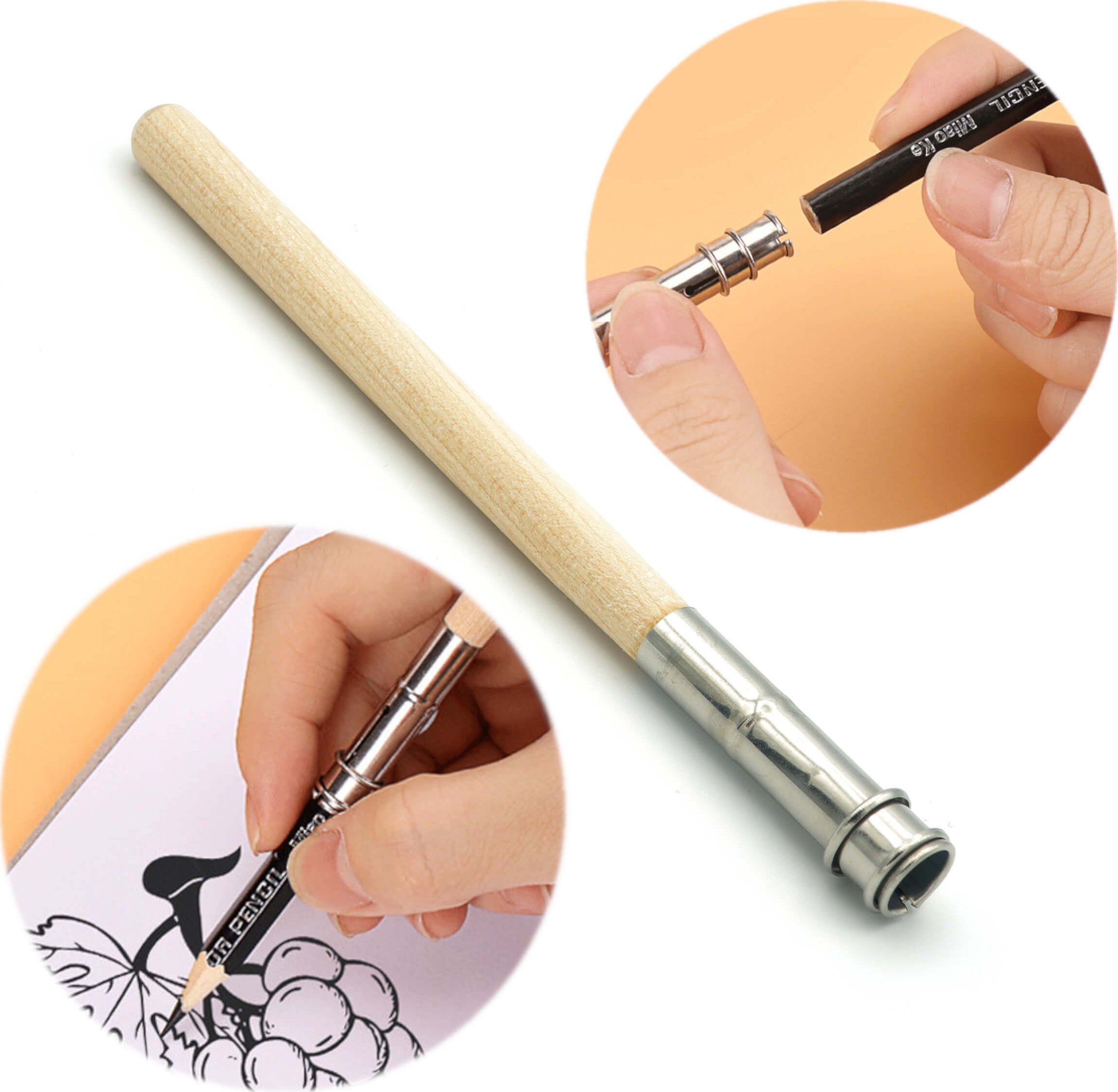 Tenwin Przedłużacz uchwyt ołówka kredek regulowany TENWIN