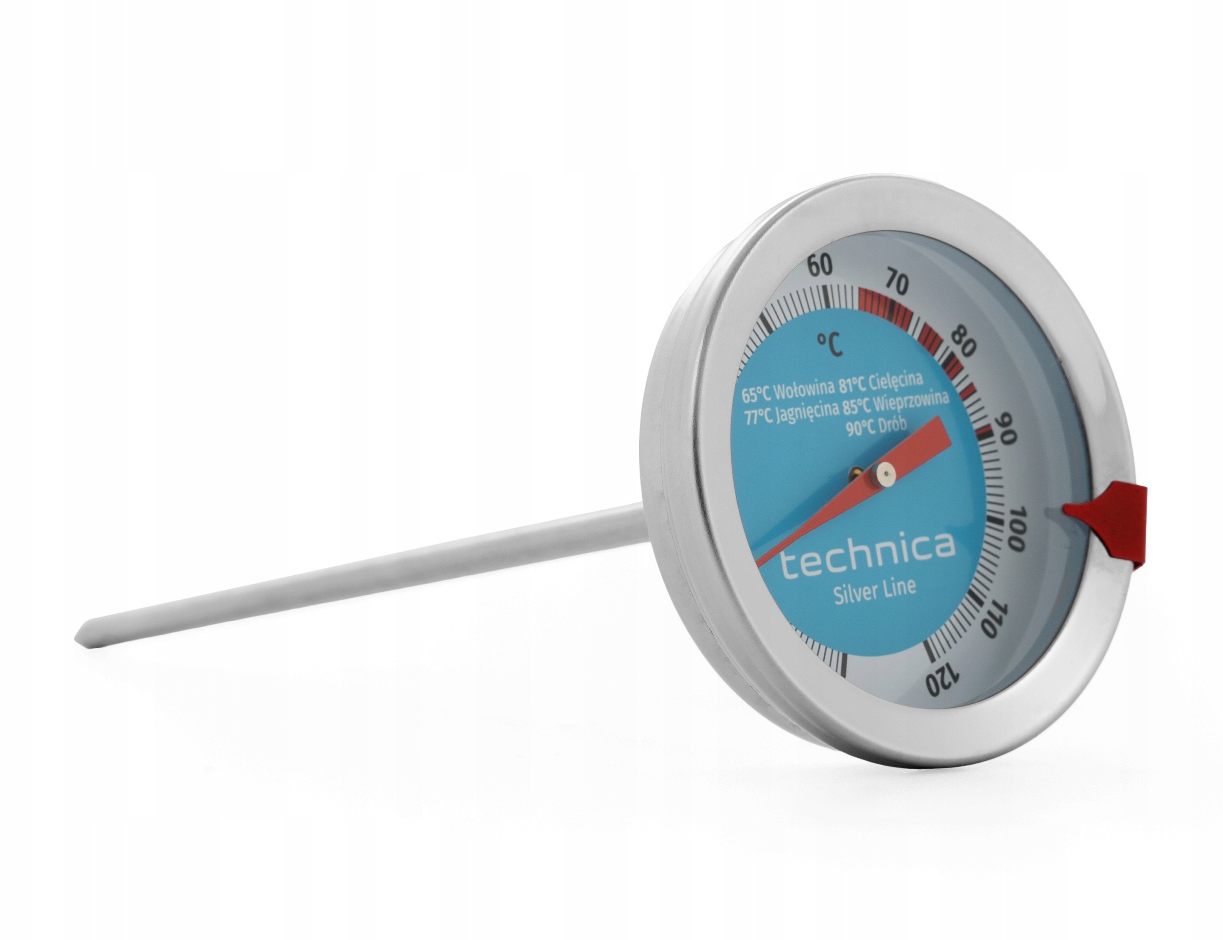 Termometr do mięsa od 0 do 120C | TECHNICA, Silver Line