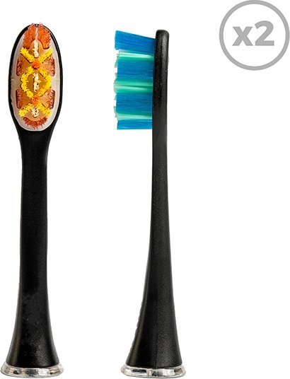 Końcówka Smiley Końcówki do szczoteczki sonicznej Smiley Pro Pro White 2 szt. czarny