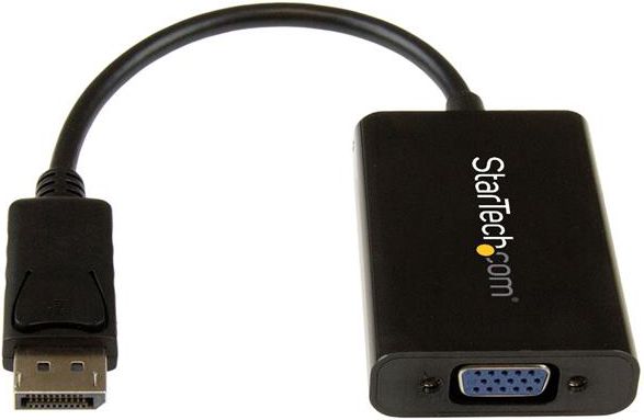 Adapter AV StarTech DisplayPort - D-Sub (VGA) czarny (DP2VGAA)