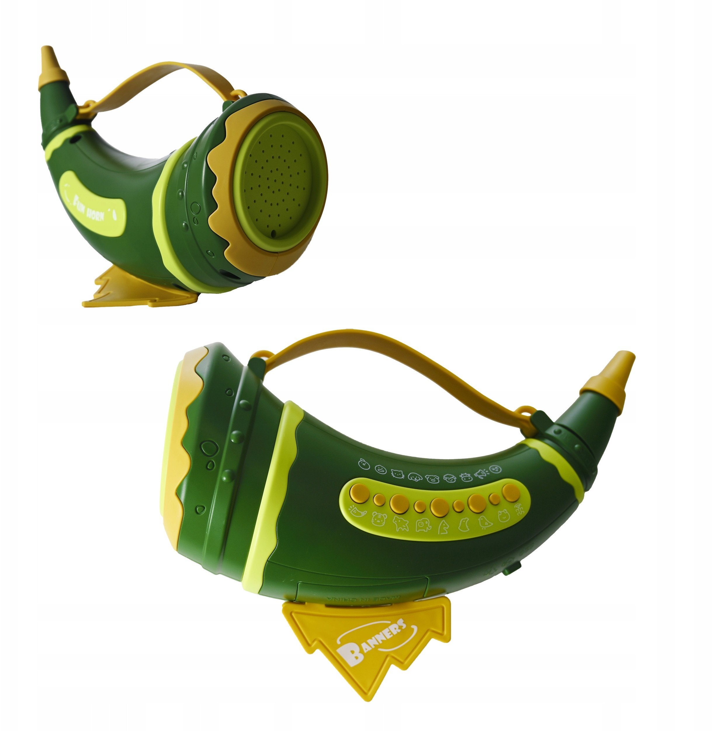 B16R RÓG ZABAWKA MUZYCZNA DŹWIĘKI MODULACJA GŁOSU