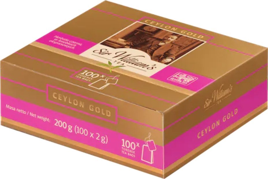 Sir Williams Herbata Sir William's Tea Ceylon Gold 100 szt