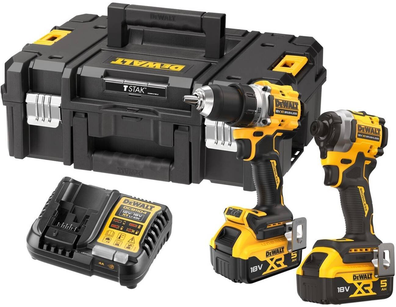 Zestaw elektronarzędzi Dewalt 6-elementowy (DCK2051P2T-QW)