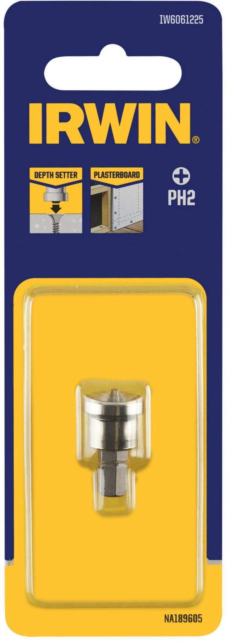 IRWIN KOŃCÓWKA DO ŚRUB DO PŁYT GIPSOWYCH PH2