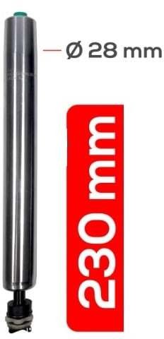 Trzpień tłoczysko do siłownika fotela fi. 28 mm 150 KG 4 KLASA chrom