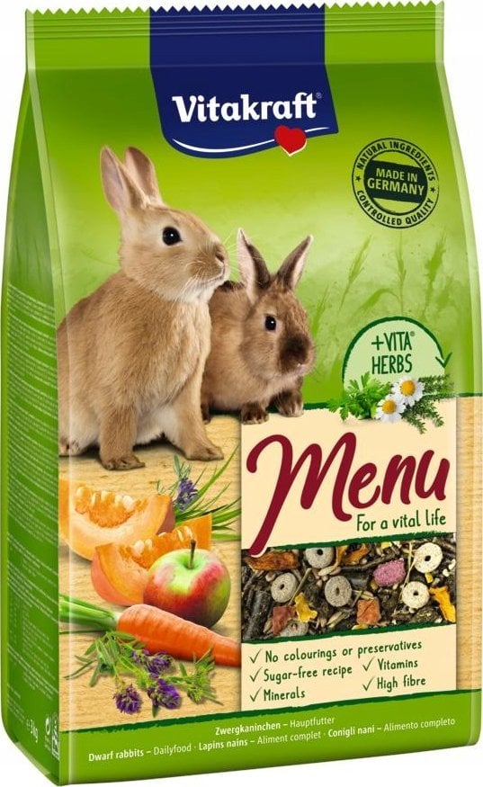 Vitakraft Karma podstawowa Menu Vital dla królika 3000g