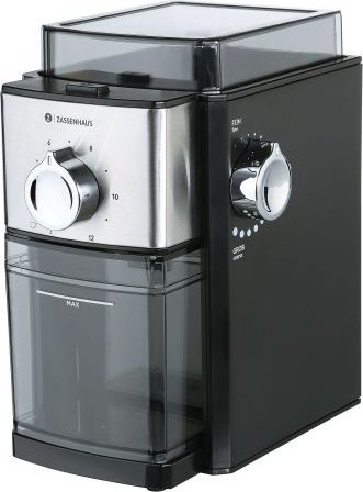 Młynek do przypraw Zassenhaus Elektryczny młynek do kawy, 19 x 13,5 x 21 cm, czarny/metaliczny Kingston / Zassenhaus