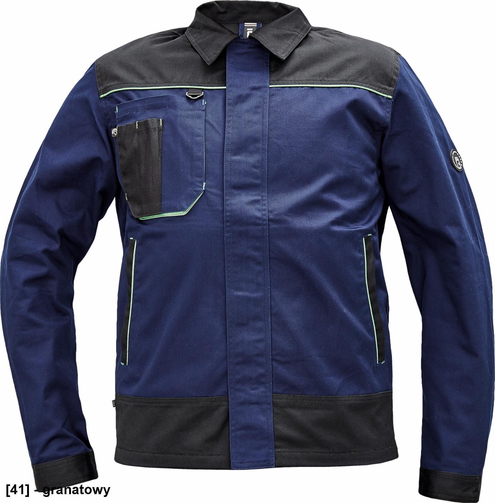 CERVA CREMORNE kurtka - męska kurtka robocza z wytrzymałej tkaniny, 60% bawełna, 40% poliester - granatowy 58