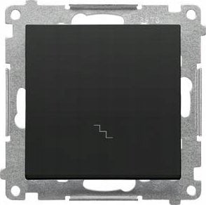 Kontakt-Simon Łącznik schodowy Kontakt-Simon 55 TW6.01/149 moduł 10 AX, 250V~, szybkozłącza czarny mat