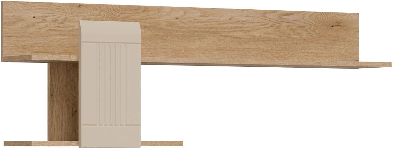 Półka wisząca uniwersalna ryflowany panel Dąb Cremona Kaszmir MILTON ML10