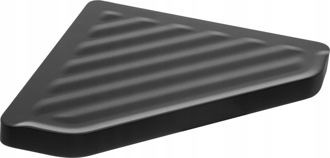 Kuchinox Półka łazienkowa ścienna narożna 20,1x20,1x39cm płaska czarna APO
