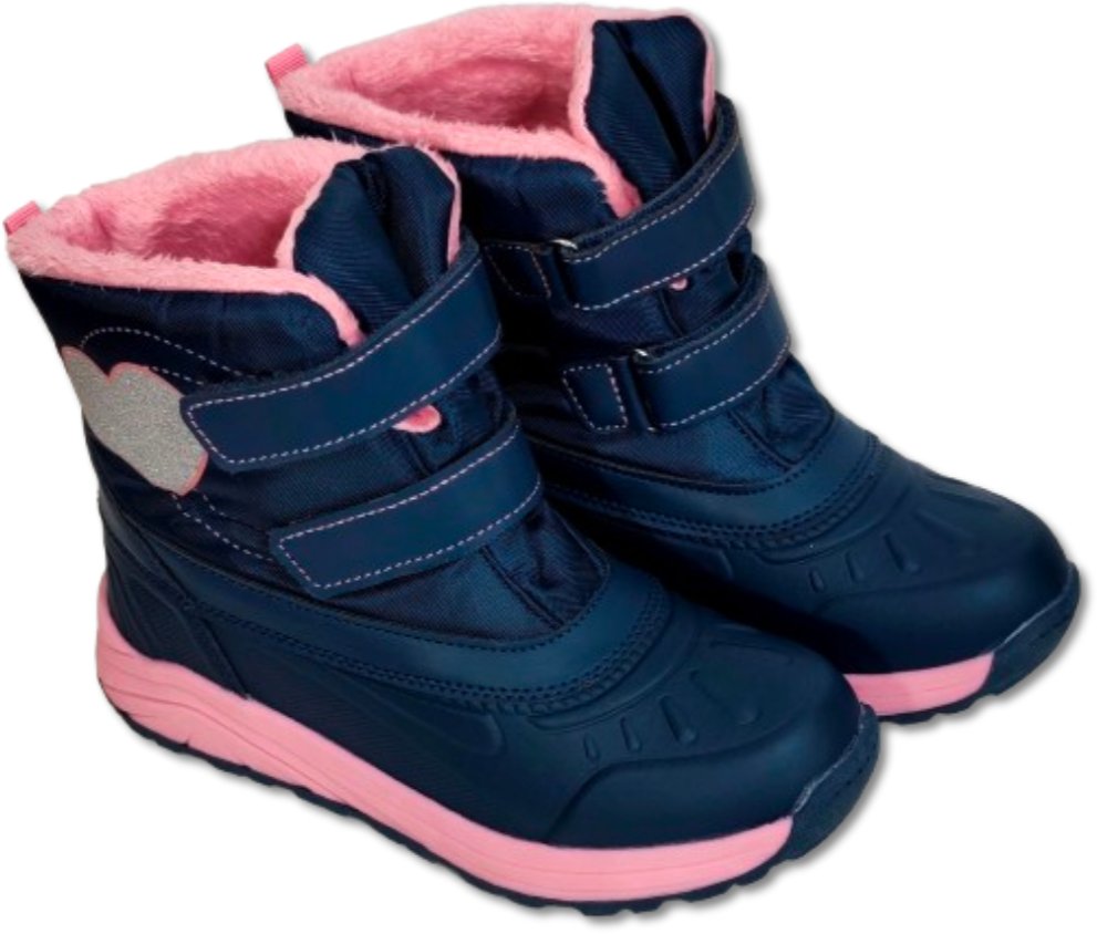 Buty Śniegowce Cleve Rozmiar 36 - Dziewczęce Granatowe