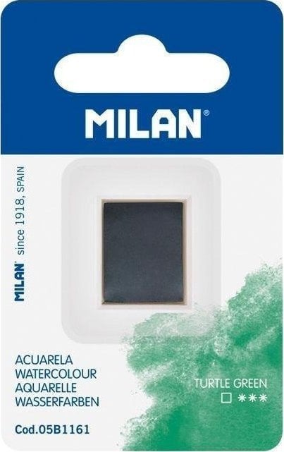 Farba akwarelowa w kostce żółw zielonkawy MILAN