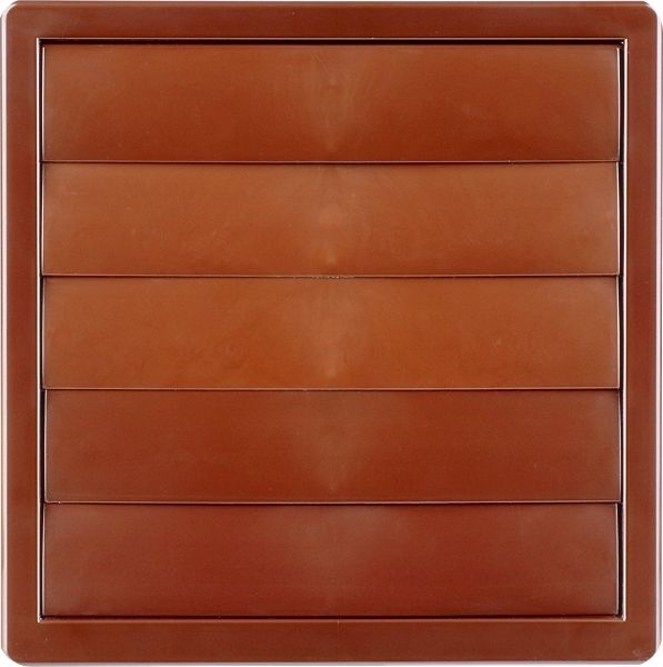 airRoxy Kratka wywiewna brązowa z żaluzją 100